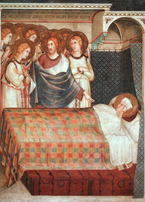 Simone Martini The Dream of St. Martin France oil painting art